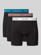 Boxershort met band met label in een set van 3 stuks