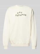 Sweatshirt met motiefstitching, model 'DREAM'