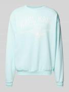 Sweatshirt met labelprint, model 'Kani Street Academy'