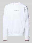 Sweatshirt met labelprint