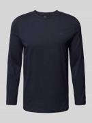 Regular fit shirt met lange mouwen van puur katoen