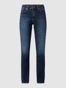 Curvy fit high rise jeans met stretch, model 'Avery'