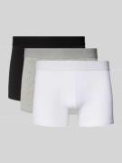 Boxershort met band met label in een set van 3 stuks