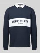 Sweatshirt met polokraag, model 'Joey'