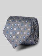 Zijden stropdas met structuurmotief