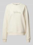 Sweatshirt met labelprint