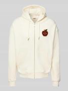 Sweatjack met labelstitching