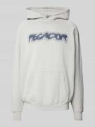 Hoodie met labelprint