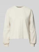 Sweatshirt met ribboorden