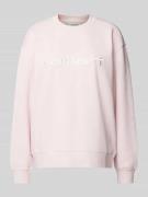 Sweatshirt met labelstitching