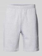 Regular fit sweatshorts met elastische band