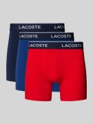 Boxershort met elastische band met label in een set van 3 stuks