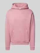 Hoodie met labelprint