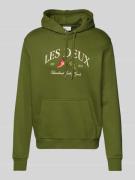 Hoodie met logostitching, model 'Ivy'