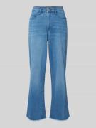 Wide leg jeans met verkort model, model 'Dream'