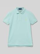 Regular fit poloshirt met logostitching