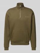 Sweatshirt met labelprint