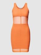 Mini-jurk met mesh