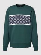 Sweatshirt met labeldetail