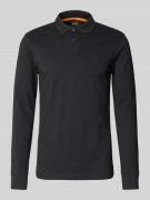 Poloshirt met labeldetail