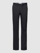 Slim fit chino met steekzakken, model 'TWILL'