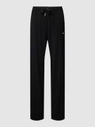 Straight leg sweatpants met tunnelkoord