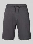 Regular fit sweatshorts met steekzakken