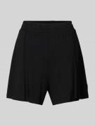 Loose fit sweatshorts met bandplooien, model 'AAREZU'