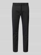 Tapered fit chino met riemlussen