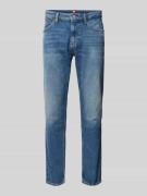 Slim tapered fit jeans in 5-pocketmodel, model 'AUSTIN'