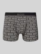 Boxershort met elastische band met label