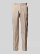 Regular fit pantalon met persplooien, model 'Ryan'