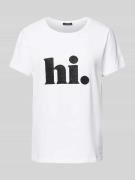 T-shirt met statementprint