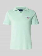 Regular fit poloshirt met labelstitching