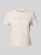 Regular fit T-shirt met labelpatch