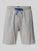 Regular fit sweatshorts met tunnelkoord, model 'Mix&Match'