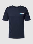 T-shirt met labelprint, model 'CORP'