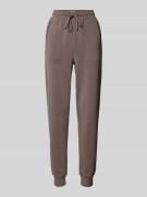 Slim fit sweatpants met tunnelkoord