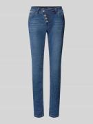 Slim fit jeans in kreuklook, model 'Malibu'