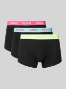 Boxershort met elastische band in een set van 3 stuks