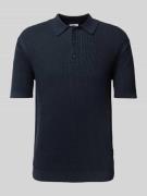 Slim fit poloshirt met polokraag