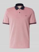 Regular fit poloshirt met labelstitching, model 'OXFORD'