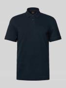 Regular fit poloshirt met labelstitching, model 'Interlock'