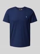 T-shirt met logostitching
