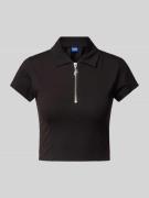 T-shirt met ritssluiting, model 'Dastaja'
