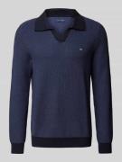 Gebreide pullover met polokraag