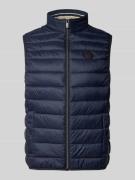 Regular fit bodywarmer met opstaande kraag