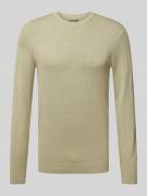 Gebreide pullover met ronde hals