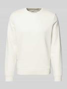 Regular fit sweatshirt met logostitching