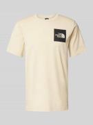 T-shirt met labelprint